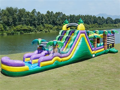 72ft Obstacle Course Bouce Combo Dual Lane Obstacle Course